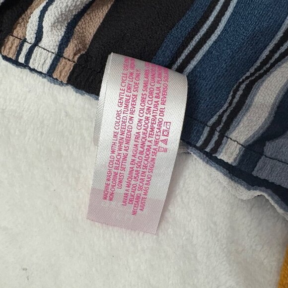 Womens No Boundaries Wide Leg Striped Lightweight Ruffle Jumpsuit Multicolor XXL - Picture 7 of 10